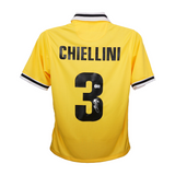 Giorgio Chiellini Signed Juventus Away Soccer Jersey #3 with Beckett Witness