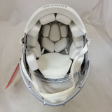 AMON RA ST BROWN SIGNED DETROIT LIONS FS SLATE SPEED AUTHENTIC HELMET BECKETT QR