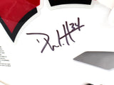 Derek TJ JJ Watt Autographed Wisconsin F/S Speed Flex Helmet-Beckett W Hologram