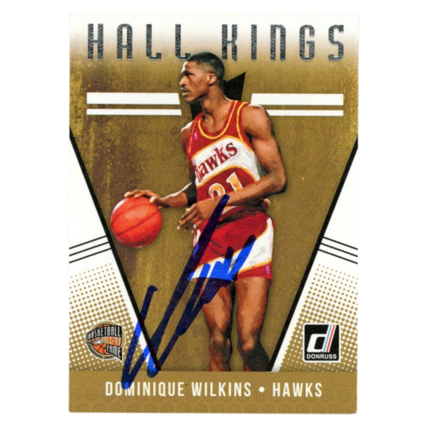 Dominique Wilkins Autographed 2018-19 Donruss #13 Trading Card Beckett 54120