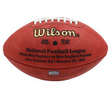 Brett Favre Signed Green Bay Packers Wilson Authentic Super Bowl 31 NFL Football