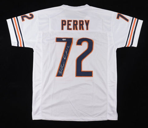William Perry Signed Chicago Bears Jersey (Beckett) 1985 Super Bowl Champion D.E