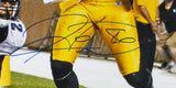 Hines Ward Signed Framed Pittsburg Steelers 16x20 Vs Eagles Photo JSA ITP
