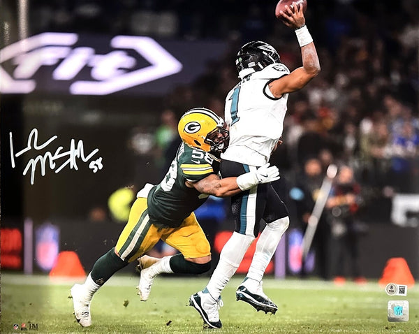 Packers Linebacker ISAIAH McDUFFIE Signed 16x20 Photo #3 AUTO - BAS