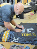 Donnie Shell HOF Autographed/Inscribed Custom Black Jersey Steelers JSA 180119