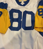 Isaac Bruce Signed Los Angeles Rams Jersey (GTSM Holo) 4xPro Bowl Wide Receiver