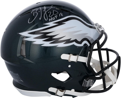 Brian Dawkins Philadelphia Eagles Signed Riddell Authentic Helmet w/HOF 18 Insc