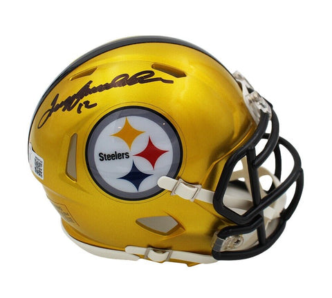 Terry Bradshaw Signed Pittsburgh Steelers Speed Flash NFL Mini Helmet