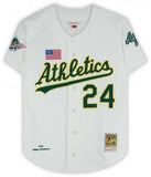 Rickey Henderson Oakland Athletics Signed Mitchell & Ness 1990 Authentic Jersey
