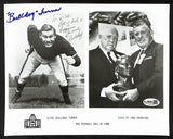 Clyde Turner Official Pro Football HOF Auto/Signed 8x10 Photo JSA BA201955