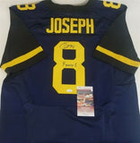 Karl Joseph Krazy 8 Signed West Virginia Mountaineer Nilke NCAA Jersey JSA COA