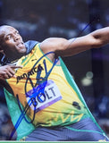 Usain Bolt Signed Framed 8x10 Olympic Track Legend Photo BAS BB14265