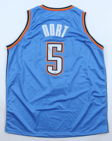 Luguentz Dort Signed Oklahoma City Thunder Jersey (JSA) OKC Shooting Guard