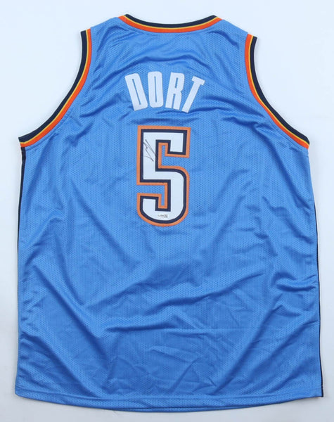 Luguentz Dort Signed Oklahoma City Thunder Jersey (JSA) OKC Shooting Guard