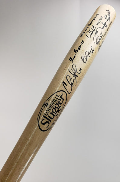 1990 World Series Champions Reds Team-Signed Bat by 8 Larkin, Davis, Rijo, Sabo+