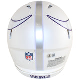 Justin Jefferson Signed Minnesota Vikings Pro Alt Helmet Griddy Beckett 52893