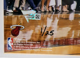 Dwyane Wade Autographed 16x20 Framed Photo w/ Stats Inscription Fanatics COA
