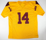 Sam Darnold Signed USC Trojans Jersey (Beckett) Seahawks Super Bowl LX Champ QB