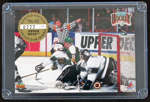 1991 Upper Deck Los Angeles Kings Silver Season Anniversary LE #0777/7000 Card