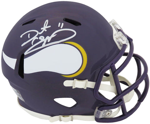 Daunte Culpepper Signed Minnesota Vikings T/B Riddell Speed Mini Helmet (SS COA)