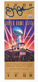 Jimmy Johnson Autographed Cowboys Replica Super Bowl XXVII Ticket - Beckett Holo