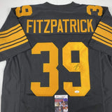 Autographed/Signed Minkah Fitzpatrick Pittsburgh Color Rush Football Jersey JSA