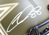 CeeDee Lamb Signed Dallas Cowboys F/S Salute to Service Speed Helmet - Fanatics