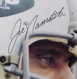 1969 New York Jets 24 Signed Framed 16x20 Namath Close Up Photo Fanatics Steiner