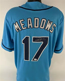 Austin Meadows Signed Tampa Bay Rays Jersey (JSA COA) 2019 All Star Outfielder
