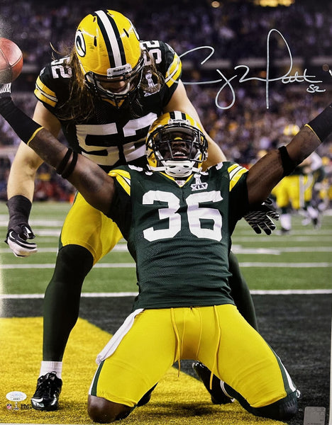 Packers Super Bowl Champ CLAY MATTHEWS Signed 16x20 Photo #10 AUTO - JSA