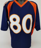 Rod Smith "2x SB Champs" Signed Denver Broncos Home Blue Jersey (JSA COA)