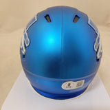 HENDON HOOKER SIGNED DETROIT LIONS ALTERNATE SPEED MINI HELMET BECKETT QR