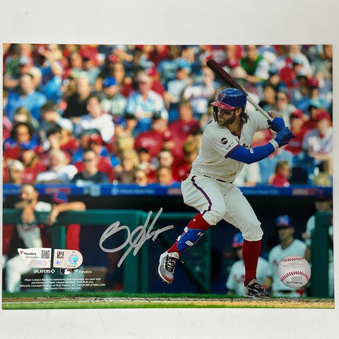 Autographed/Signed Bryce Harper Philadelphia Phillies 8x10 Photo Fanatics COA #3