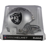 Howie Long Autographed/Signed Oakland Raiders VSR4 Mini Helmet HOF Beckett 27183