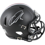 Quinshon Judkins Autographed Ohio State Buckeyes Black Mini Helmet Beckett 49614