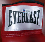 FLOYD MAYWEATHER JR. AUTOGRAPHED RED EVERLAST BOXING GLOVE RH BECKETT BAS 121800