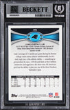 Panthers Luke Kuechly 2012 Topps Chrome #45 Rookie Card Autographed BAS Slabbed
