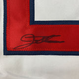 Autographed/Signed Jim Thome Cleveland White Baseball Jersey JSA COA