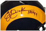 Eric Dickerson Signed Los Angeles Rams Authentic 81-99 Helmet Beckett 36237