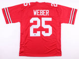 Mike Weber Signed Ohio State Buckeyes Jersey (Tristar) 2019 Cowboys Draft Pick