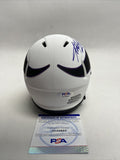 Adrian Peterson Autographed Minnesota Vikings Lunar Mini Football Helmet, PSA