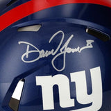 Daniel Jones New York Giants Autographed Riddell Speed Authentic Helmet