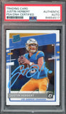 2020 Panini Donruss Optic #153 Justin Herbert RC Rookie PSA/DNA Auto Authentic