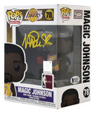 Lakers Magic Johnson Signed NBA HWC #78 Funko Pop Vinyl Figure BAS Wit #MJ09810