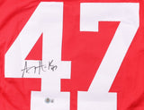 A. J. Hawk Signed Ohio State Buckeyes Jersey (Beckett) Green Bay Packers L. B.