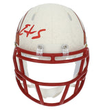 Edgerrin James Autographed Cardinals Rivalries Mini Speed Helmet Beckett