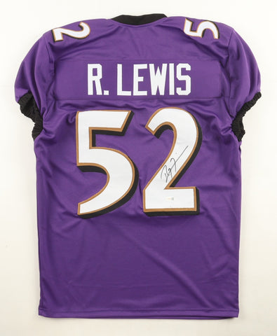 Ray Lewis Signed Baltimore Ravens Pro Cut Jersey/Beckett/ 13xPro Bowl Linebacker