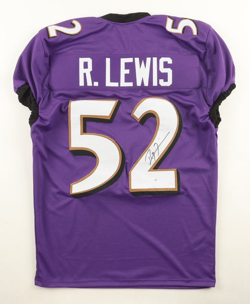 Ray Lewis Signed Baltimore Ravens Pro Cut Jersey/Beckett/ 13xPro Bowl Linebacker