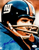 Y.A. Tittle New York Giants HOF Signed/Autographed 8x10 Photo JSA 154521