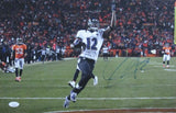 Jacoby Jones Signed/Autographed 11x17 Photo Baltimore Ravens JSA 190452